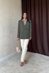 Haki Blazer Ceket