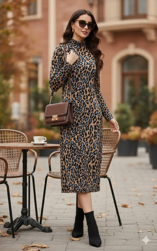 Leopar Açık Kahve