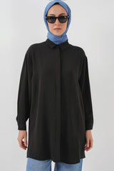 Uzun Gömlek Tunik 5945 - Gri