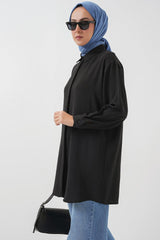Uzun Gömlek Tunik 5945 - Gri