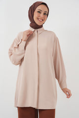 Uzun Gömlek Tunik 5945 - E.Yeşil